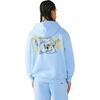 True Religion Men’s Logo Zip Hoodie – Cotton Blend Sweatshirt, Full Zip, Comfortable & Warm Fit(Blue Bell)