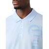 True Religion Men’s Old English TR Pique Polo – 100% Cotton, Comfortable Fit, Lightweight Feel(Blue Bell)