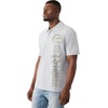 True Religion Men’s Old English TR Pique Polo – 100% Cotton, Comfortable Fit, Lightweight Feel(Heather Grey)