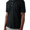 True Religion Men’s Old English TR Pique Polo – 100% Cotton, Comfortable Fit, Lightweight Feel(Jet Black)