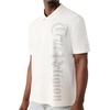 True Religion Men’s Old English TR Pique Polo – 100% Cotton, Comfortable Fit, Lightweight Feel(Winter White)