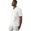 True Religion Men’s Old English TR Pique Polo – 100% Cotton, Comfortable Fit, Lightweight Feel(Winter White)