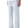 True Religion Men’s Ricky Ropestitch Flap 34 in Jeans – Premium Denim, Stretch Fabric, ClaShort Sleeveic Fit(Coastline Ash Light Wash)