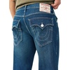 True Religion Men’s Ricky Sn Flap Straight(Dark Lunar Shadow Wash)