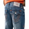 True Religion Men’s Ricky Super T Flap 34 in(Court Crash Med Indigo Wash)