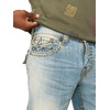 True Religion Men’s Ricky Super T Flap 34 in(Seagrass Medium Wash)