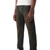 True Religion Men’s Ricky Super T Flap Straight Jeans – Cotton Blend, Straight Fit, Flap Pocket Detail(Sunset Stereo Dark Wash)