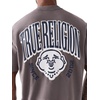 True Religion Men’s Short Sleeve Buddha Knit Henley – 100% Cotton, Lightweight Feel, Comfortable Fit(Granite Grey)