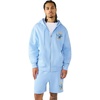 True Religion Men’s Logo Zip Hoodie – Cotton Blend Sweatshirt, Full Zip, Comfortable & Warm Fit(Blue Bell)