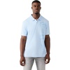 True Religion Men’s Old English TR Pique Polo – 100% Cotton, Comfortable Fit, Lightweight Feel(Blue Bell)