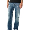 True Religion Men’s Ricky Super T Flap 34 in – Premium Stretch Denim, Great Fit, Durable Design(Nocturne Drive Drk Wsh W/ Rips)