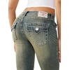 True Religion Women’s Becca Mid Rise Bootcut Big T Flap Jeans – Cotton Blend, Bootcut Fit, Flap Pocket Detail(Gold Rush)