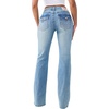 True Religion Women’s Becca Mr Bootcut Jeans– Mid Rise Bootcut Fit, Stretch Denim, Premium Fabric Blend(Baja Horizon)