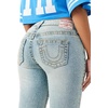 True Religion Women’s Crystal Becca Mid Rise Bootcut Big T Jeans – Mid Rise Bootcut, Stretch Denim Blend, Premium Fabric(Glitter Dust)