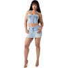 True Religion Women’s Sadie Mini Denim Skirt – Premium Stretch Fabric, Flattering Fit, Comfortable Feel(Freckle Wave)