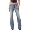 True Religion Women’s Becca MR Bootcut Sup T Flap Jeans – Bootcut Silhouette, Premium Stretch Denim, Trendy Fit(Sunset Fade)