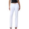 True Religion Women’s Becca Single Needle Flap Bootcut Jeans – Bootcut Silhouette, Premium Stretch Denim, Trendy Fit(Optic White)