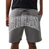 True Religion Men’s Groovy Horseshoe Fleece Short – Cotton Blend, Soft Feel, Athletic Style(Granite Grey)