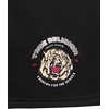 True Religion Men’s Tiger Face Fleece Short (SMU)(Jet Black)