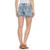 True Religion Women’s Jayde Big T Raw Hem Short(Light Wash)
