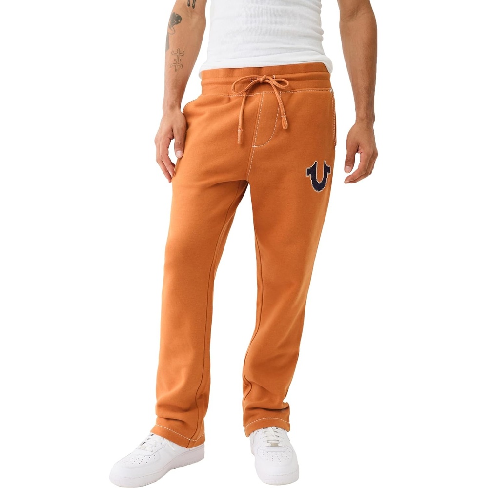 image:imageTrue Religion Mens Big T Cross Stitch Straight Sweatpant