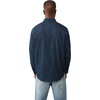 True Religion Men’s Dark Wash Western Shirt(Indigo)