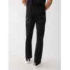 True Religion Ricky SPT Straight-Leg Mens Jeans | Denim Jeans for Men, Designer Jeans, Slim Straight(Body Rinse Black)