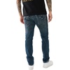 True Religion Ricky SPT Straight-Leg Mens Jeans | Denim Jeans for Men, Designer Jeans, Slim Straight(Slate Dark)