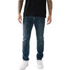 True Religion Ricky SPT Straight-Leg Mens Jeans | Denim Jeans for Men, Designer Jeans, Slim Straight(Slate Dark)