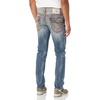 True Religion Ricky SPT Straight-Leg Mens Jeans | Denim Jeans for Men, Designer Jeans, Slim Straight(Trophy Dark Wash)