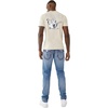 True Religion Ricky SPT Straight-Leg Mens Jeans | Denim Jeans for Men, Designer Jeans, Slim Straight(Tycoon Medium Wash)