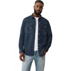 True Religion Men’s Dark Wash Western Shirt(Indigo)