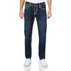 True Religion Ricky SPT Straight-Leg Mens Jeans | Denim Jeans for Men, Designer Jeans, Slim Straight(Columbia Dark Wash)