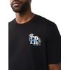 True Religion Men’s High Density Logo Tee | Graphic Print, Crew Neck, European-Inspired Design(Jet Black)