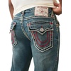 True Religion Billy Rope Stitch Flap Jeans for Men | 34” | Men’s Classic Denim Jeans(Sepia Dawn Medium Wash)