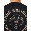True Religion Men’s Ss Stamp Foil Tee(Jet Black)