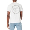True Religion Men’s Ss Stamp Foil Tee(Optic White)