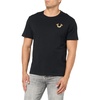 True Religion Men’s Ss Stamp Foil Tee(Jet Black)