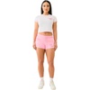 True Religion Women’s Contrast Stitch Wing Baby Tee | Womens Tops | T Shirts for Women, Graphic Tees for Women, Crew Neck(Optic White)