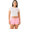 True Religion Women’s Contrast Stitch Wing Baby Tee | Womens Tops | T Shirts for Women, Graphic Tees for Women, Crew Neck(Optic White)