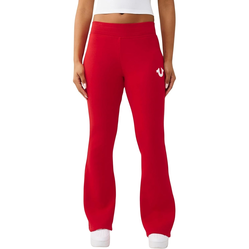 image:imageTrue Religion Womens Branded Bootcut Pant MidRise Fit Fading DetailsSalsa