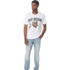 True Religion Men’s Rocco Super T Flap 32″ Skinny Jeans | Flap Pocket Detail, 98% Cotton 2% Spandex(Optic Stone Light Wash)