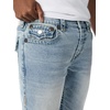 True Religion Men’s Rocco Super T Flap 32″ Skinny Jeans | Flap Pocket Detail, 98% Cotton 2% Spandex(Optic Stone Light Wash)