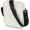 True Religion Small Crossbody Bag Men – Anti Theft Strap, Adjustable Strap | Compact anti-theft nylon crossbody sling bag, front compartment, key leash, adjustable strap shoulder bag, wallet.(White)