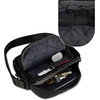 True Religion Small Crossbody Bag Men – Anti Theft Strap, Adjustable Strap | Compact anti-theft nylon crossbody sling bag, front compartment, key leash, adjustable strap shoulder bag, wallet.(Black)