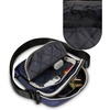 True Religion Small Crossbody Bag Men – Anti Theft Strap, Adjustable Strap | Compact anti-theft nylon crossbody sling bag, front compartment, key leash, adjustable strap shoulder bag, wallet.(Blue)