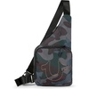 True Religion Crossbody Bag Men – Anti Theft Shoulder Sling, Zipper Phone | Anti-theft Men’s crossbody sling bag, zipper phone pocket, key leash, adjustable strap, everyday carry.(Camo)
