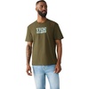 True Religion Men’s Buddha Logo Tee | Felt Horseshoe | Buddha Graphic, Premium Cotton(Capers Green)