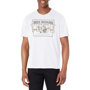 True Religion Men’s Relaxed True SRS Tee(Optic White)