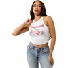 True Religion Women’s Buddha Goddess Tank​(Optic White​)